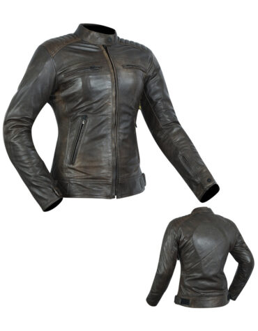 lady leather motorcycle jacket