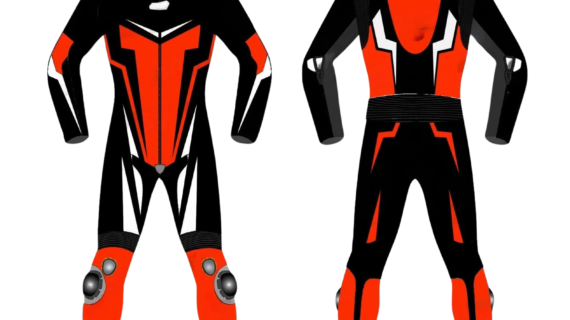 motorbike leather racing suit