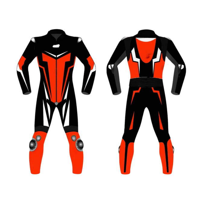 motorbike leather racing suit
