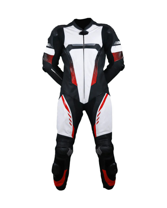 titanium rr one piece leather suit