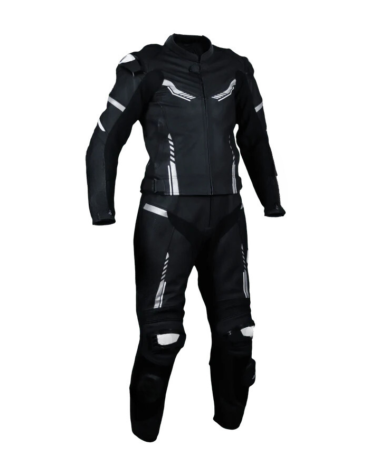 carbon gp | 2 pc motorcycle leather suit