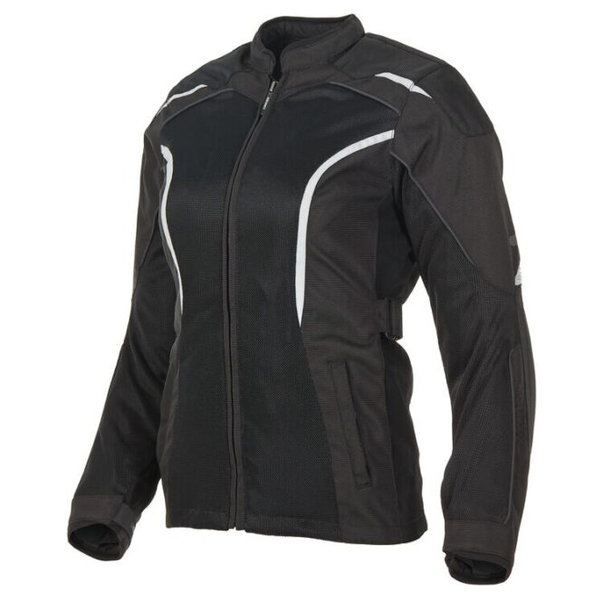 Women Leather Textile Jacket